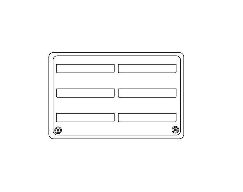 20-INCH UPPER/ LOWER SIDE REFRIGERATOR VENT, BLACK, 3109492.004 - 62-1016