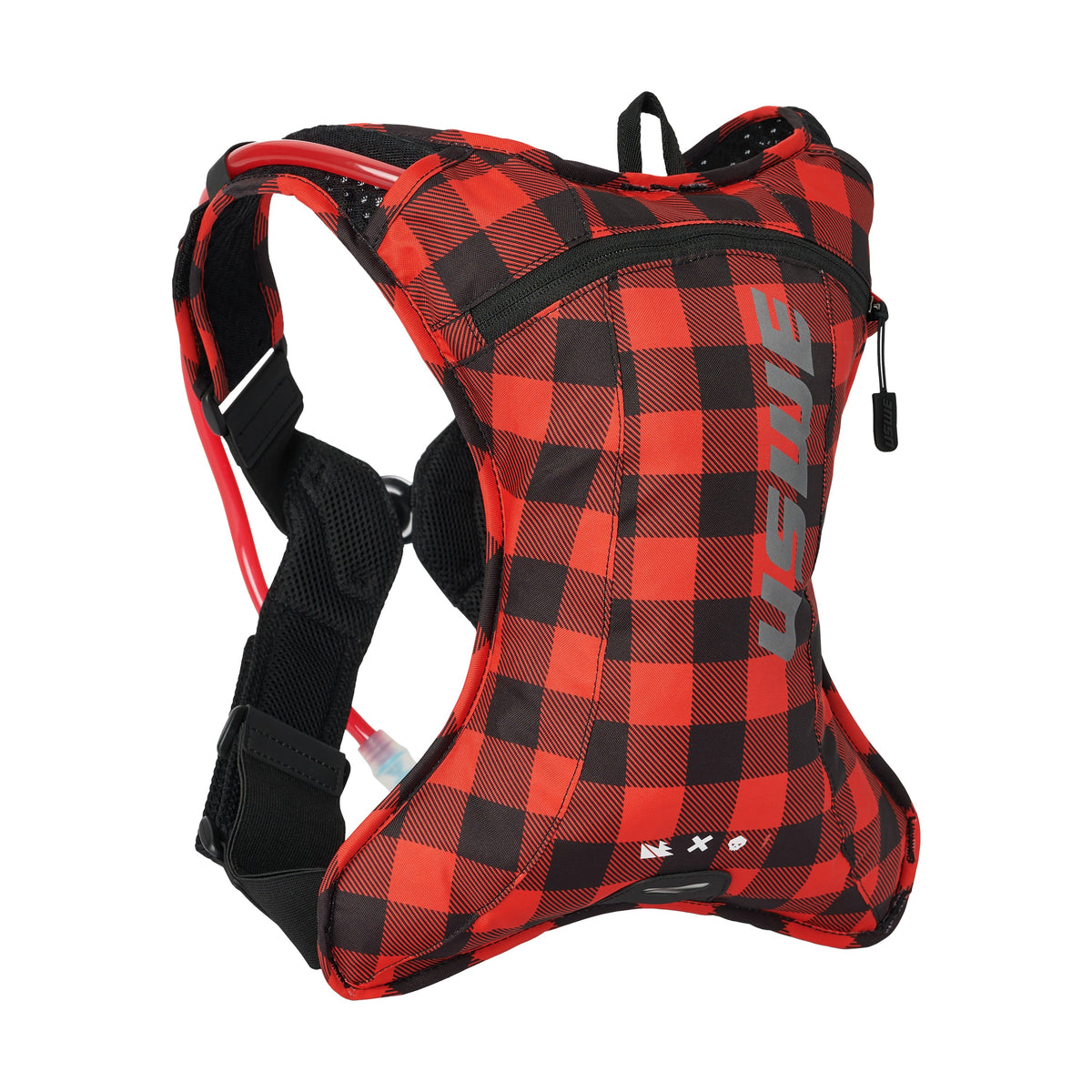 OUTLANDER 2L HYDRATION PACK FLANNEL RED/BLACK - 62-5075