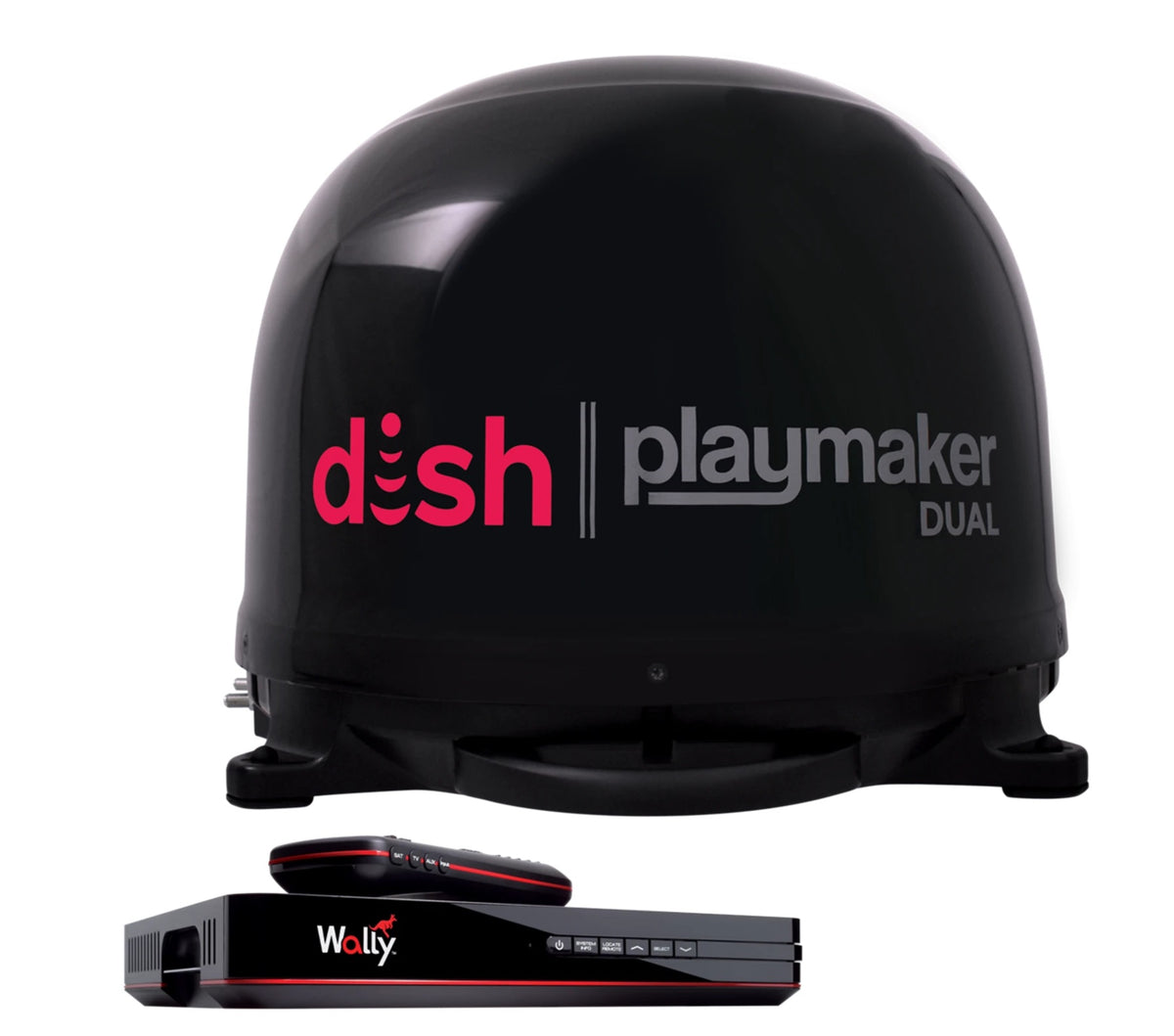 Ddrv WINEGARD PLAYMAKER SATELLITE TV ANTENNA WITH RECEIVER BLACK - 62-6733 ...