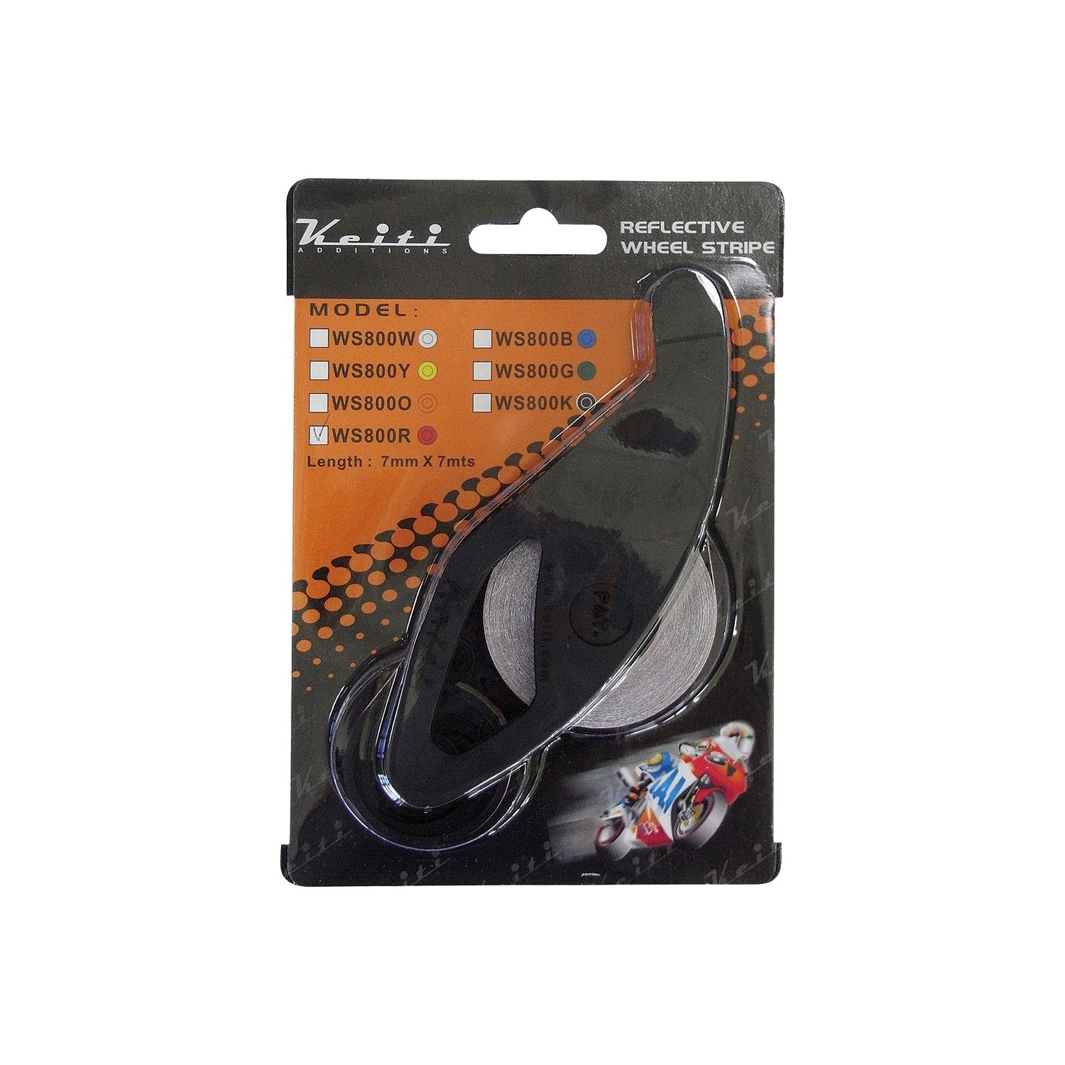 WHEEL STRIPE KIT 7MM X 6M WHITE - 623-0615W