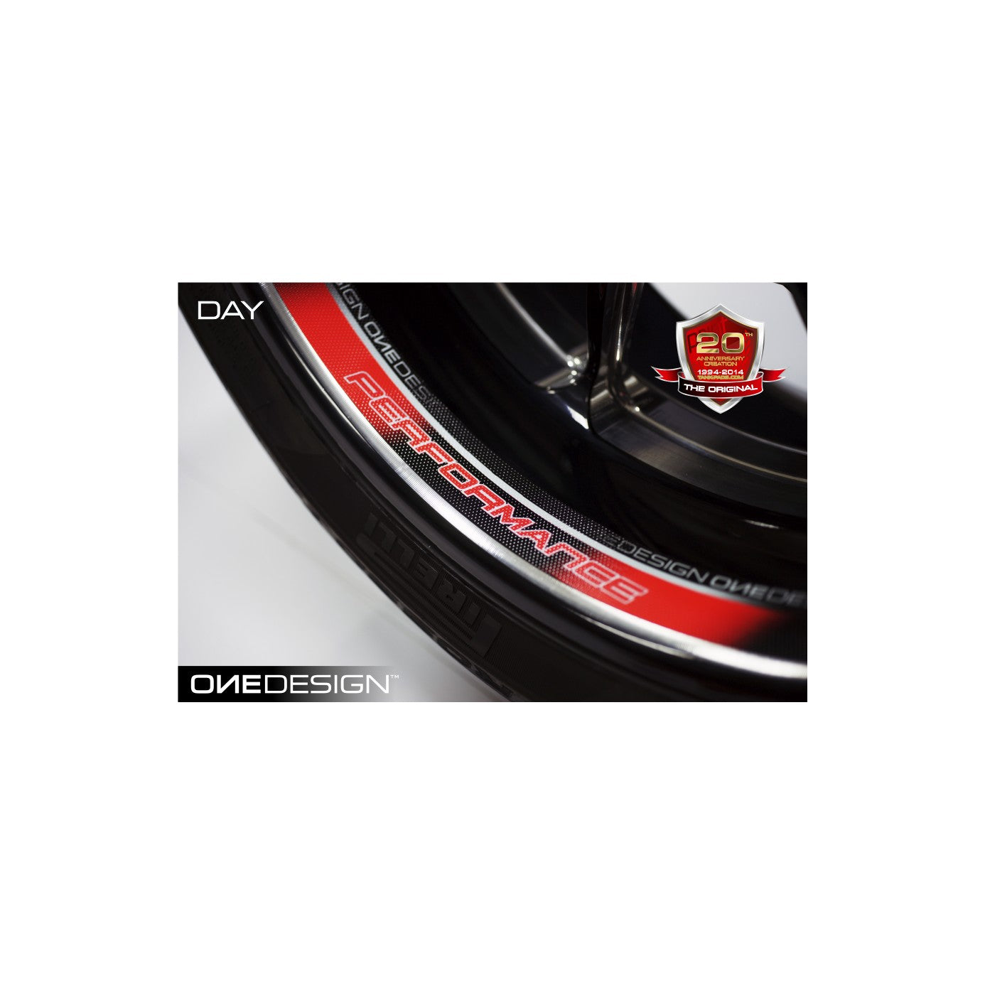 WHEEL STRIPE GLOW RED - 623-1200-1