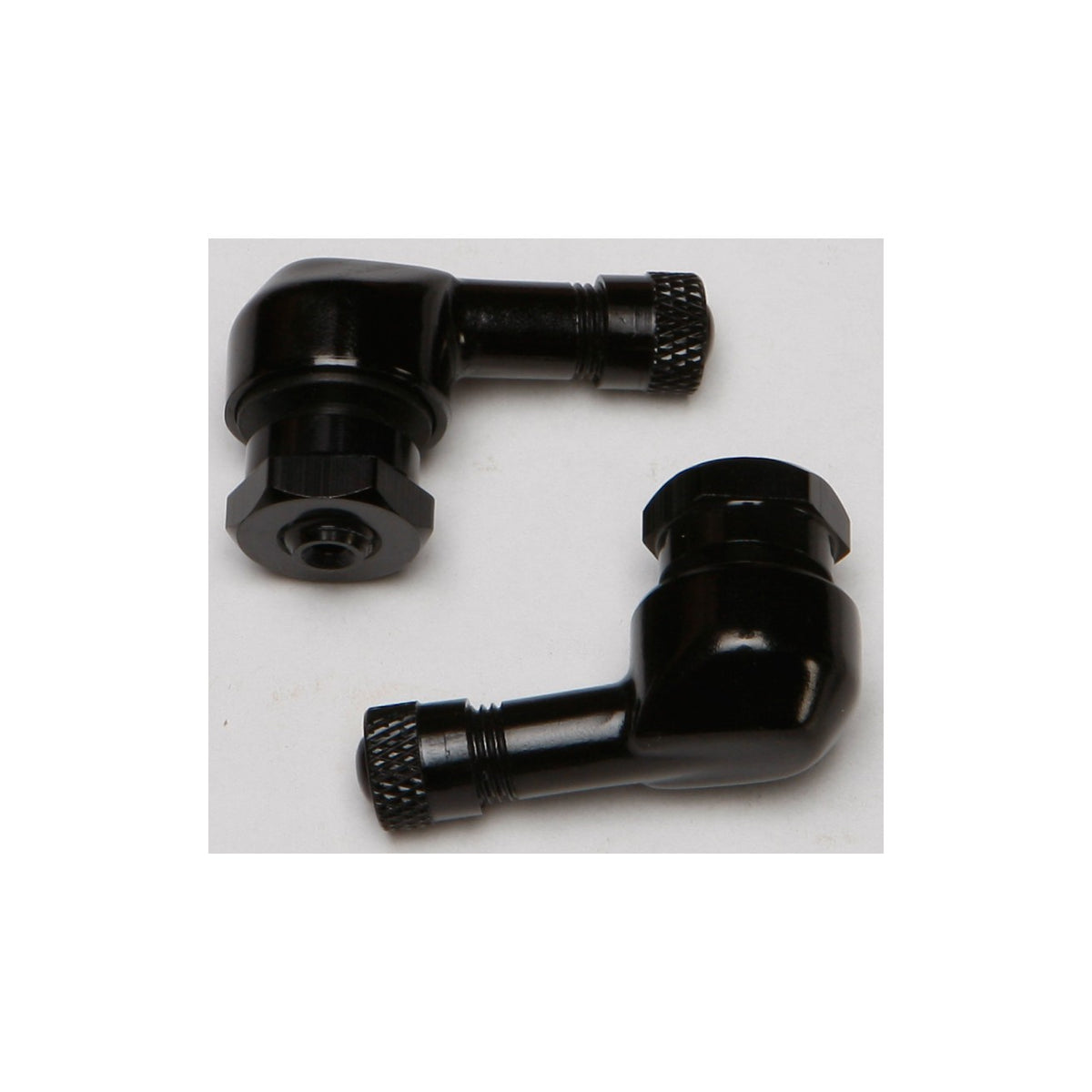 90/90 DEGREE AIR VALVE 8.3MM BLACK - 624-1105BK