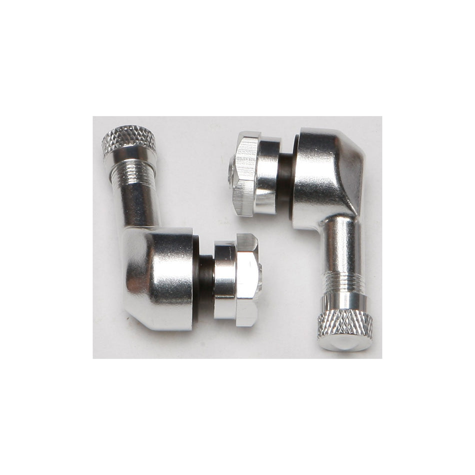 90/90 DEGREE AIR VALVE 8.3MM SILVER - 624-1105S