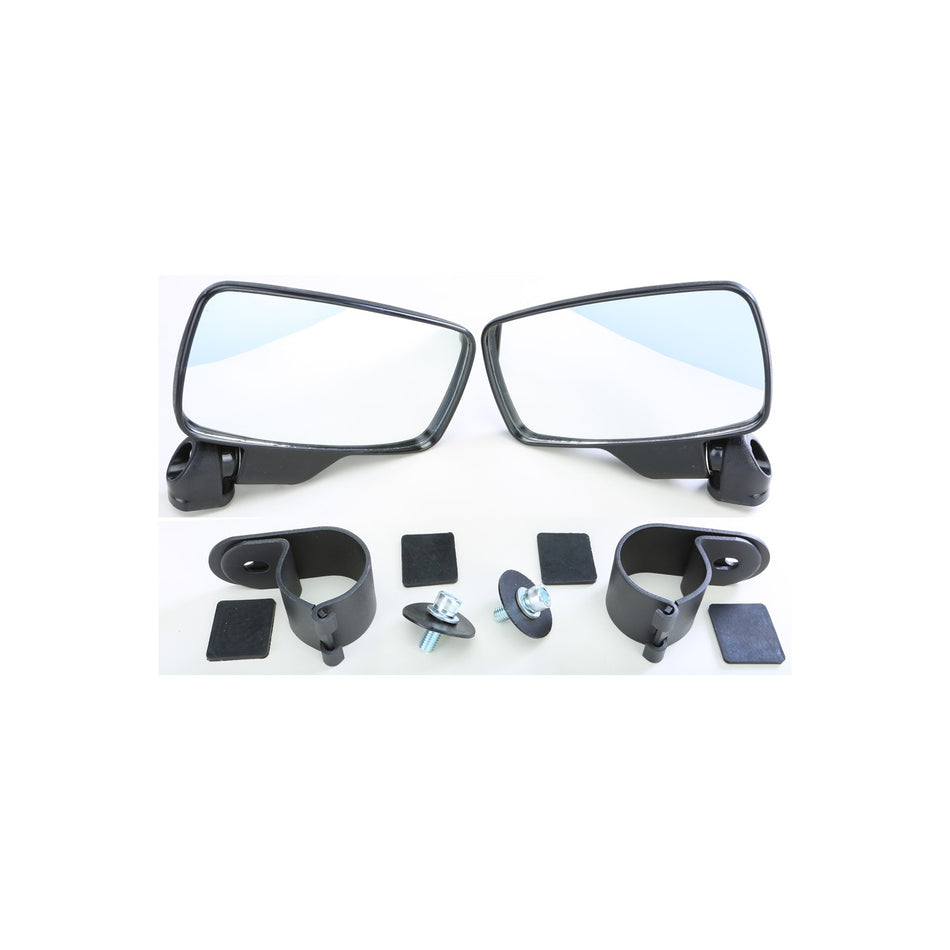 FOLDING SIDE MIRROR PAIR 2.0" ROLL CAGE - 63-7252