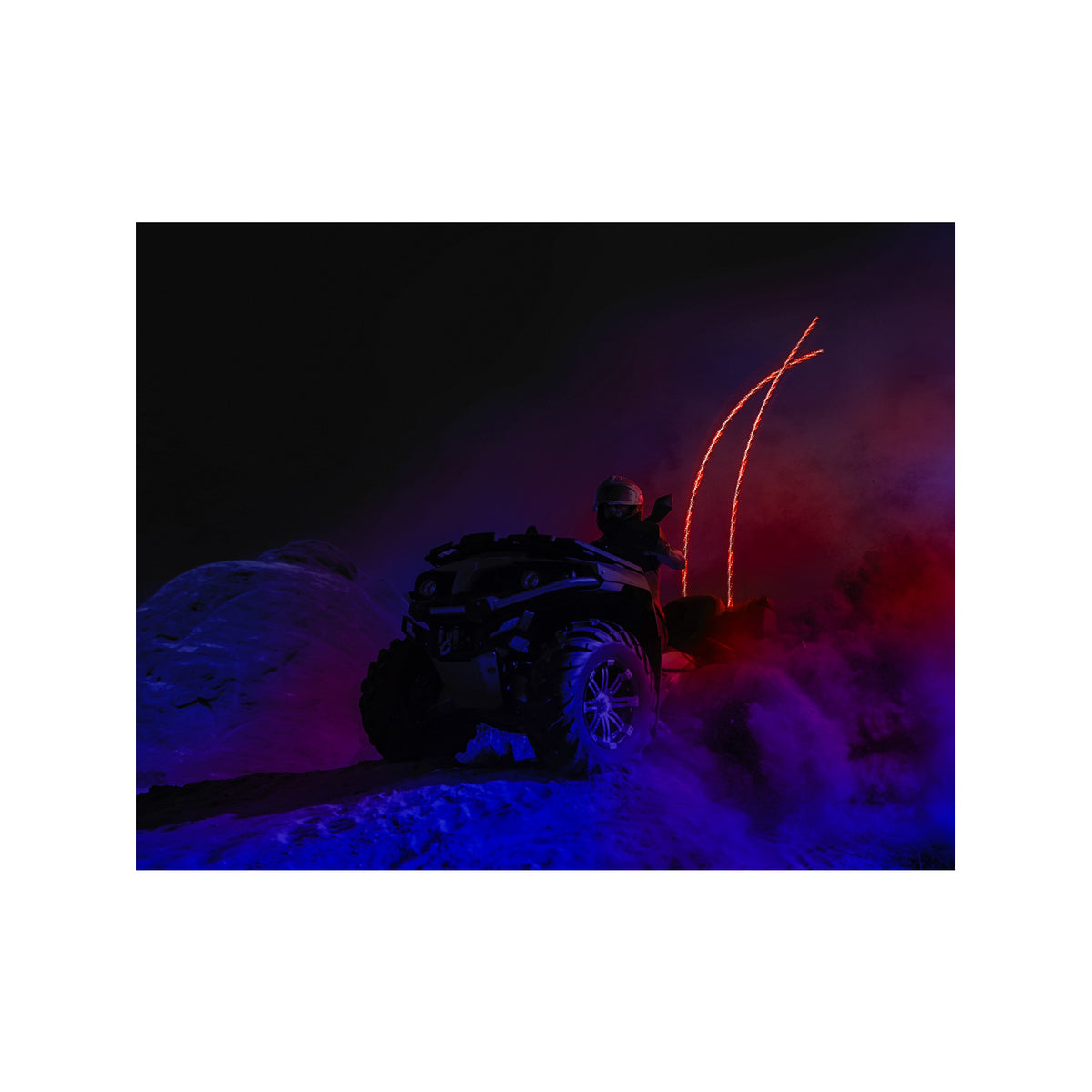 6' RGB LED WHIP WP6 - 63-8066-2