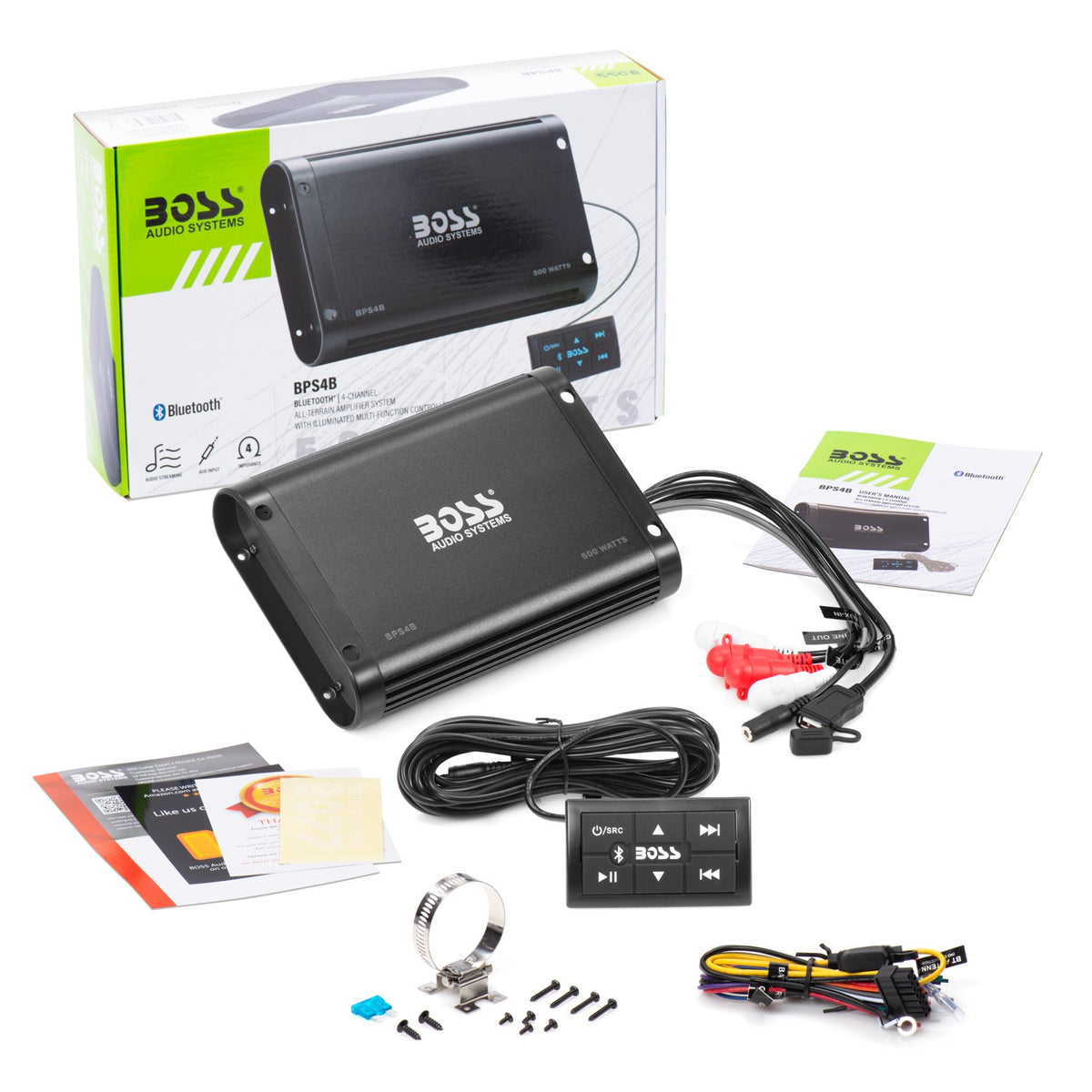 AMPLIFIER 4CH 500W BLUETOOTH - 63-8163-1