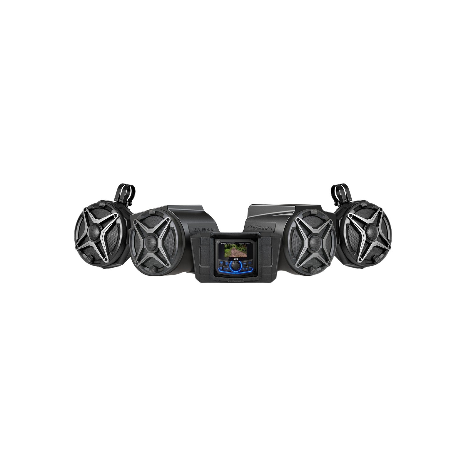 4 SPEAKER KIT W/ JVC CONTROLLER - 63-9613
