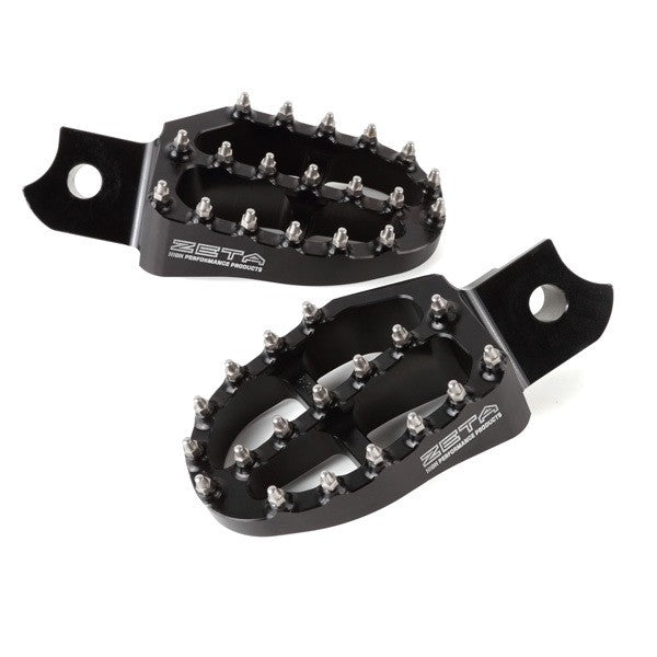 ALUMINUM FOOTPEGS BLACK YAM - 634-3204BK
