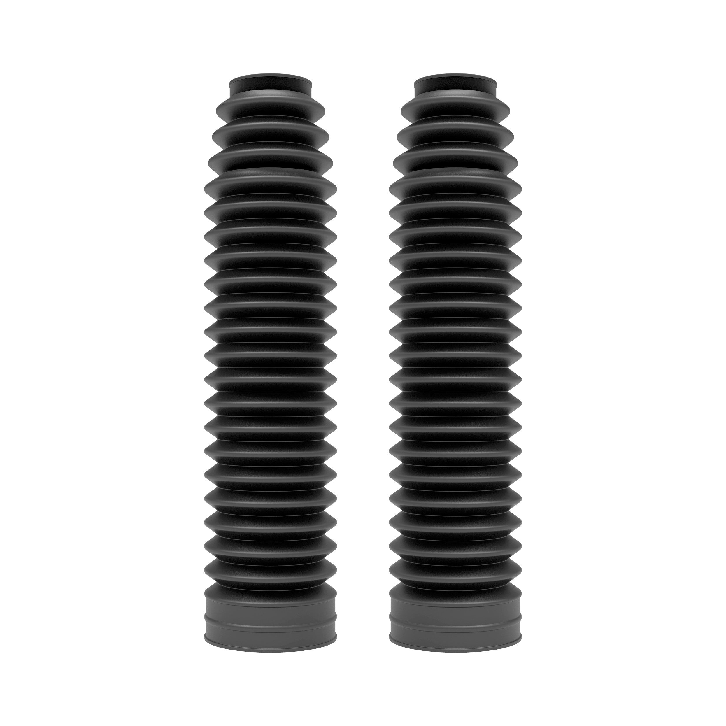 FORK BOOTS 250X32X60 20 WAVES BLACK - 64-1042