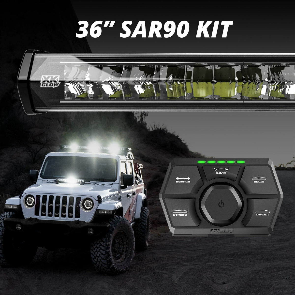 36  SAR90 LIGHT BAR EMERGENCY SAR LIGHT KIT - 653-0103