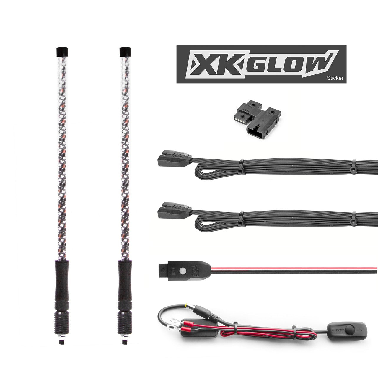 2 PC 32" WHIP WITH DUAL MODE DASH CONTROLLER - 653-0150