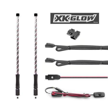 2 PC 32" WHIP WITH DUAL MODE DASH CONTROLLER - 653-0150
