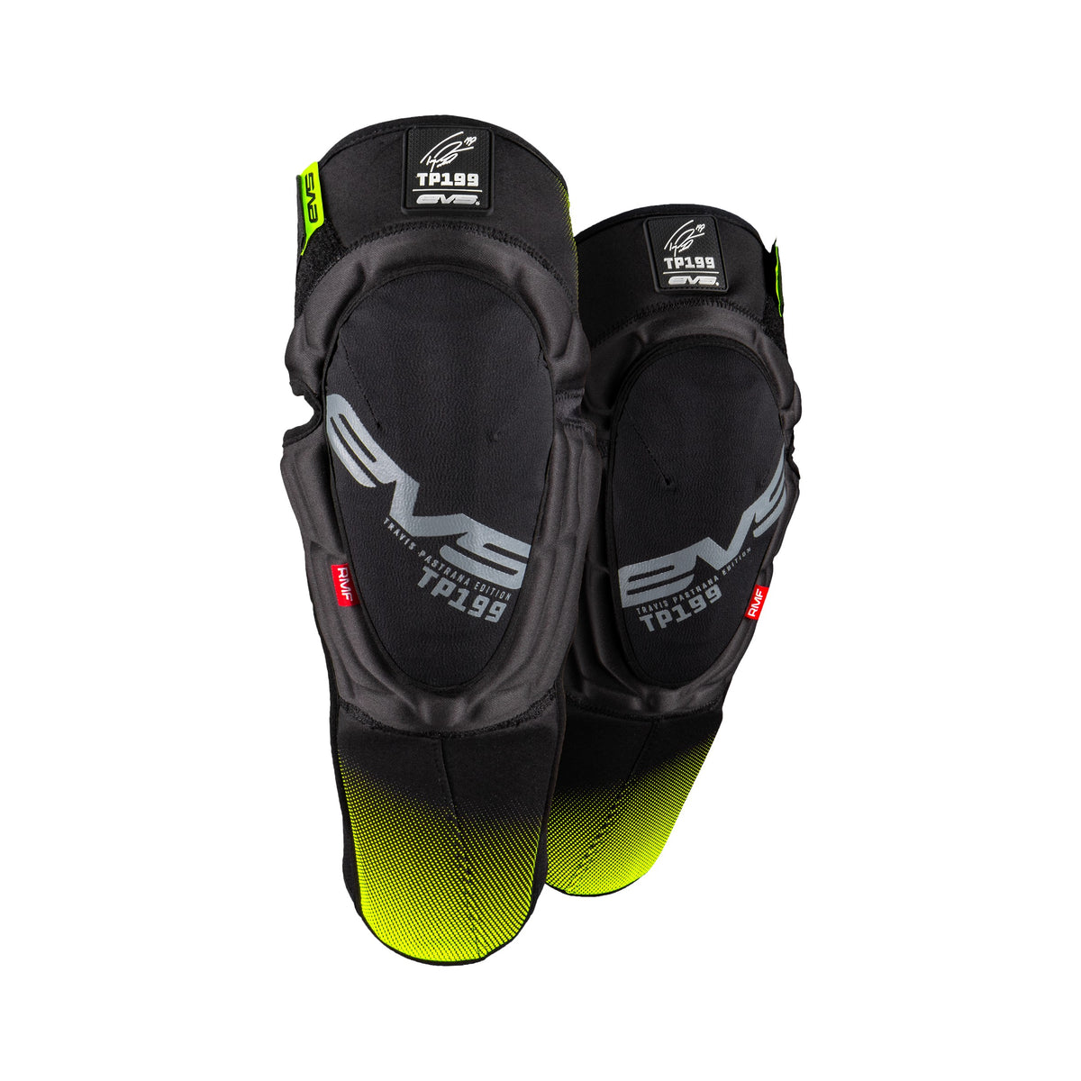 TP199 KNEE/SHIN GUARD BLACK/HI-VIS 2X - 663-14382X