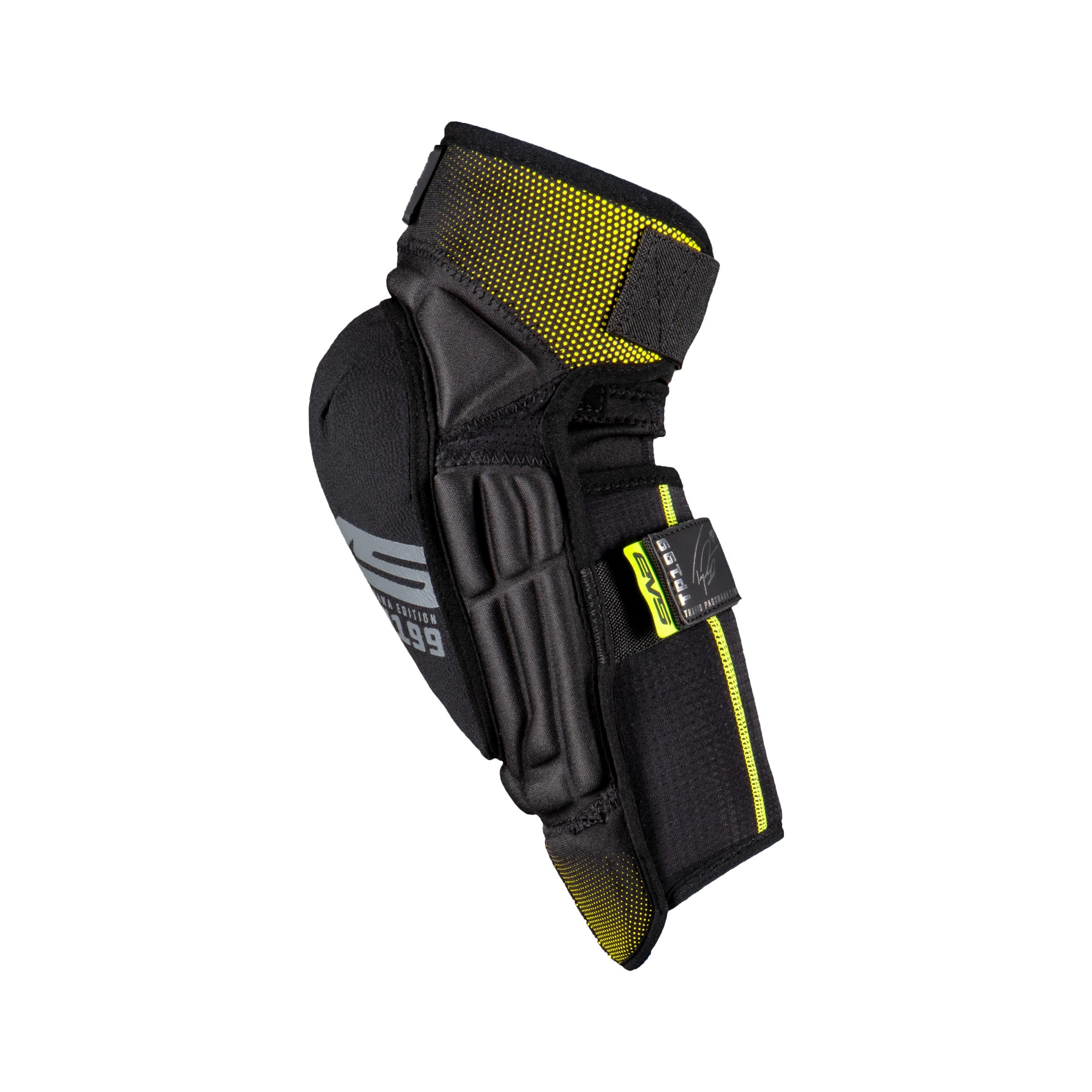 TP199 KNEE/SHIN GUARD BLACK/HI-VIS YTH - 663-1438Y-4