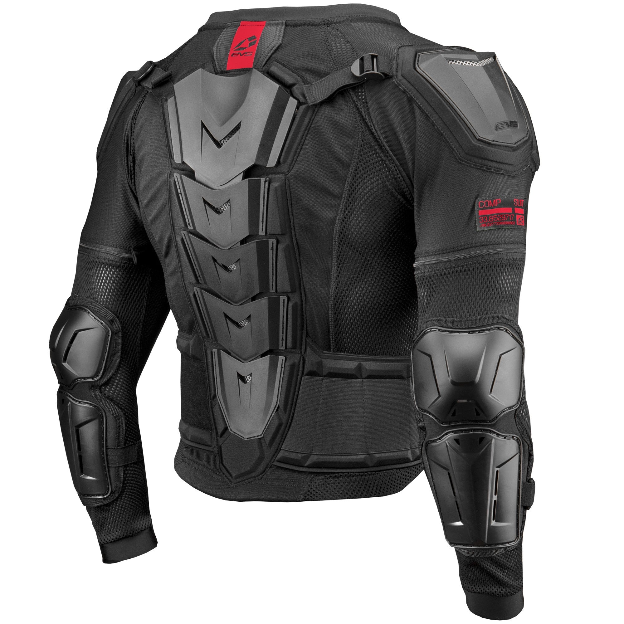 BALLISTIC JERSEY COMP SUIT BLACK/RED YOUTH MD - 663-2197YM-1