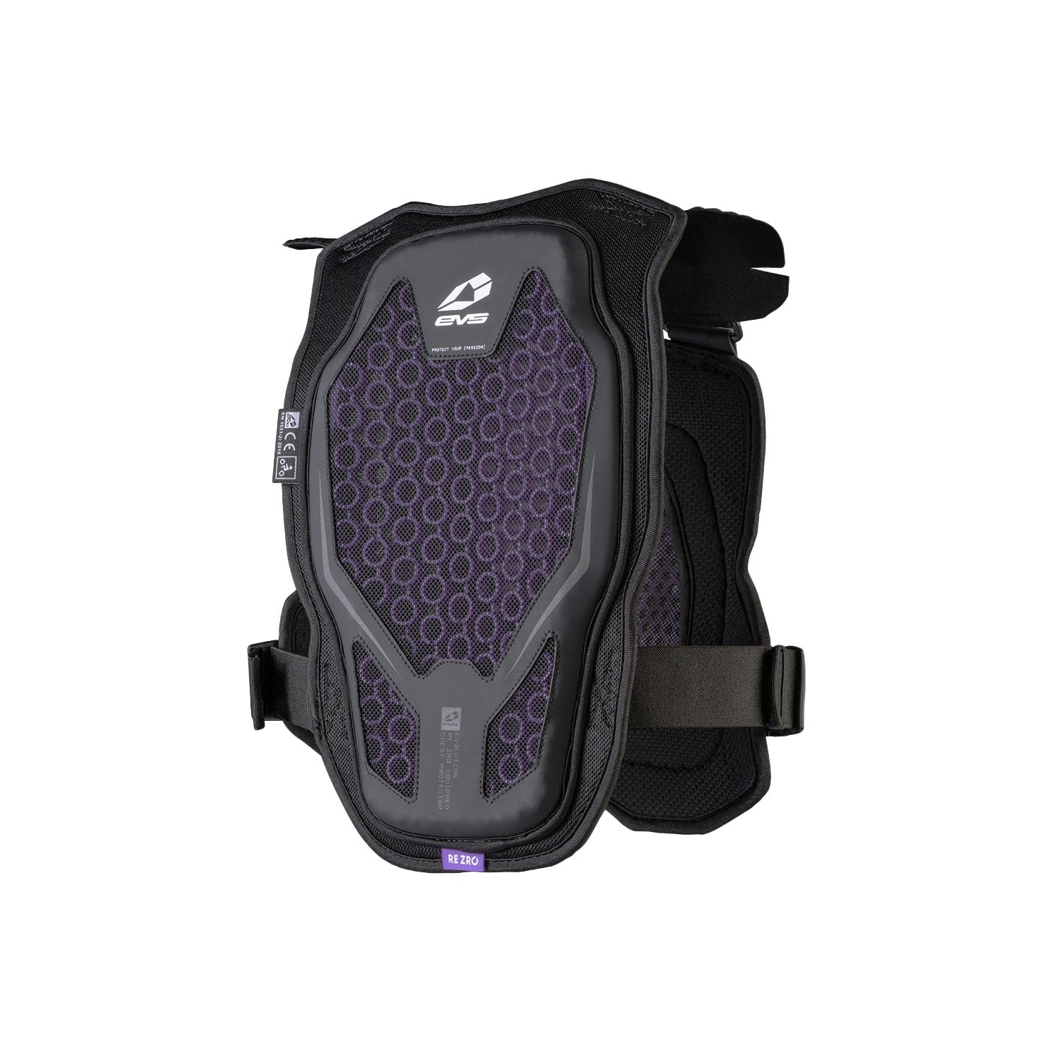 EVO CHEST PROTECTOR W/REZRO BLACK YOUTH - 663-3071-1