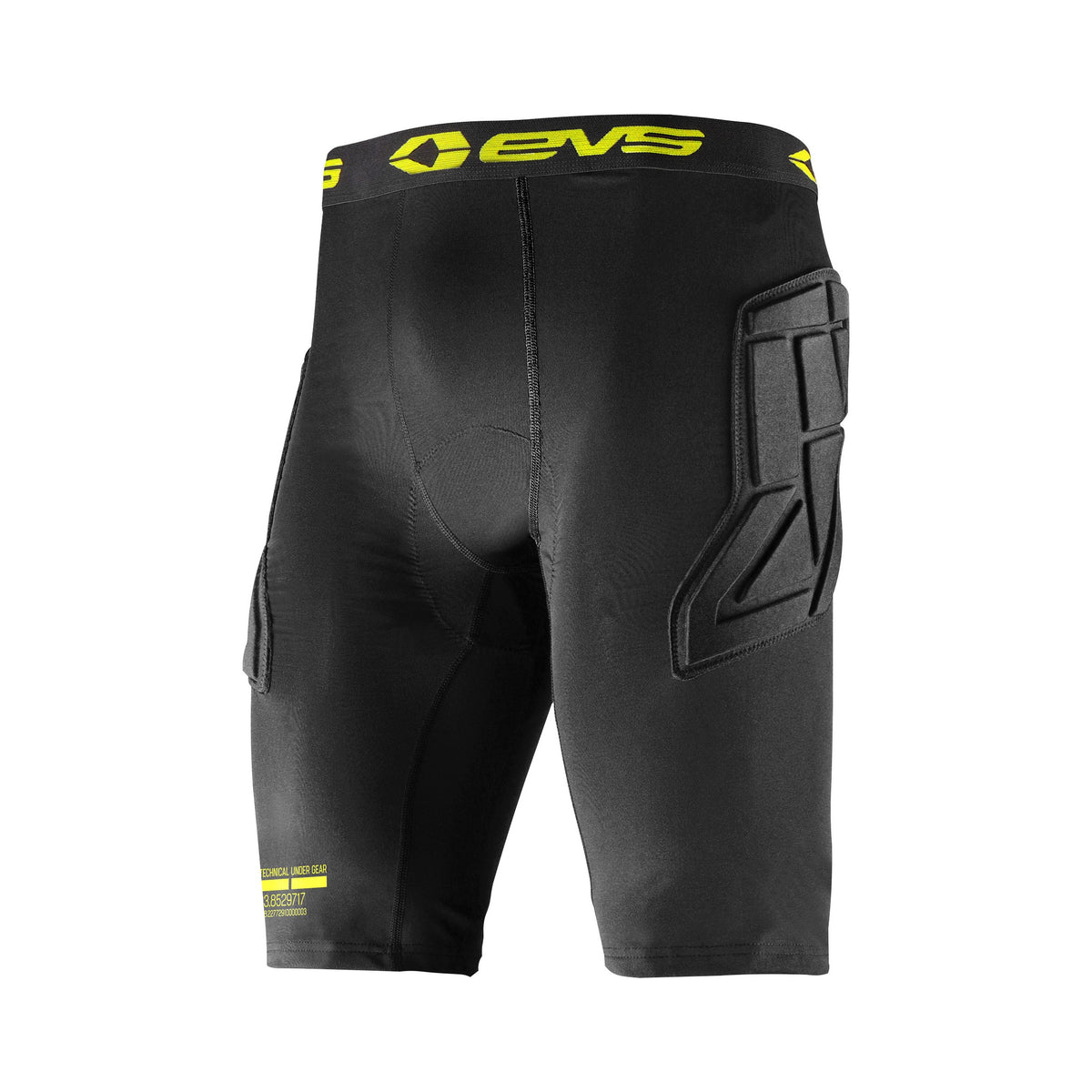 PADDED SHORTS BLACK LG - 663-4256L
