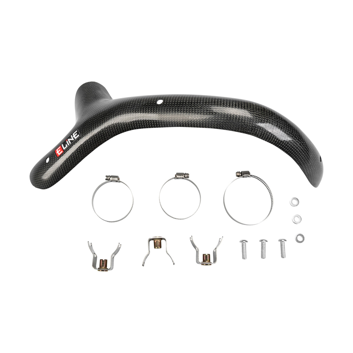 CARBON FIBER HEAT SHIELDS HUS/KTM - 677-3106