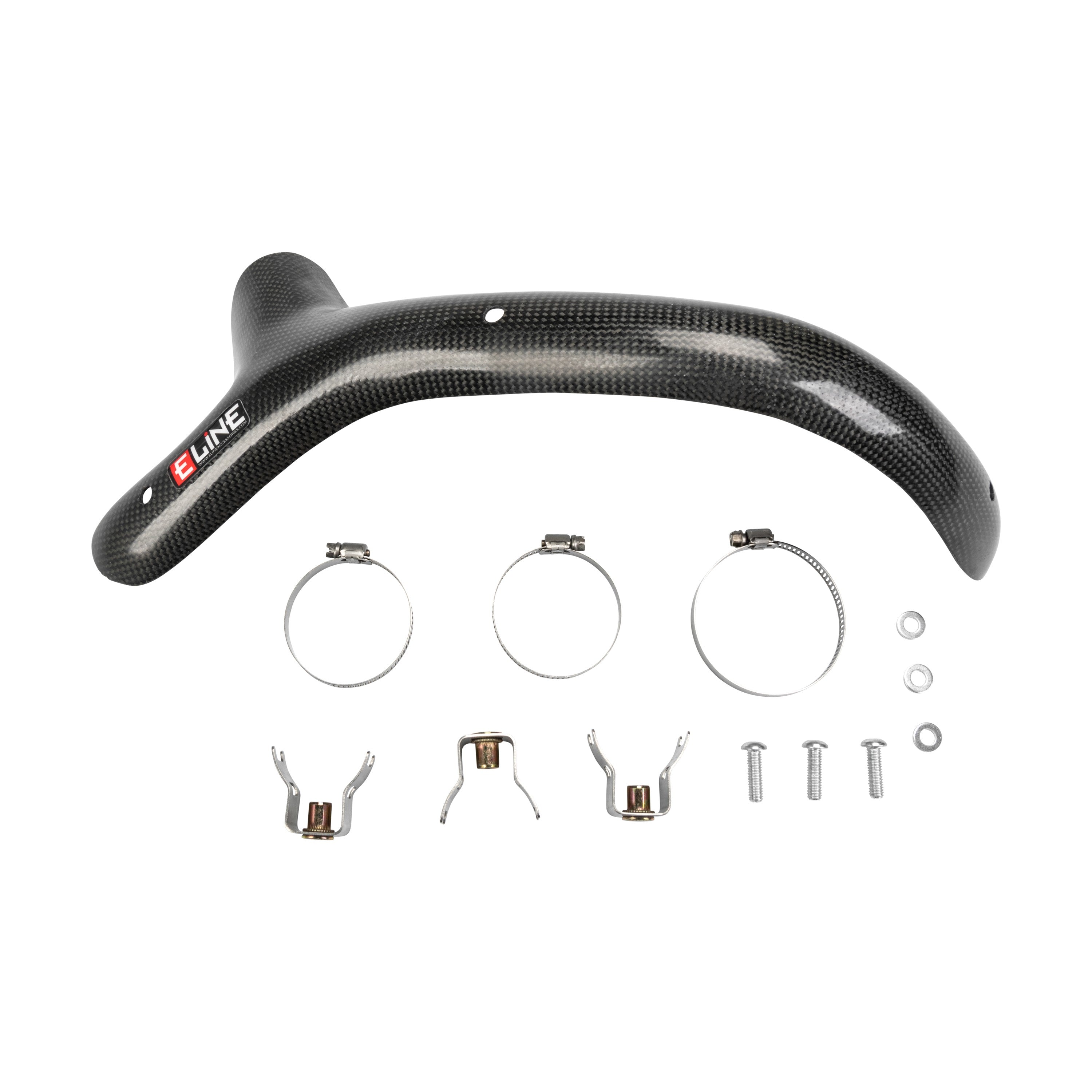 CARBON FIBER HEAT SHIELDS HUS/KTM - 677-3106