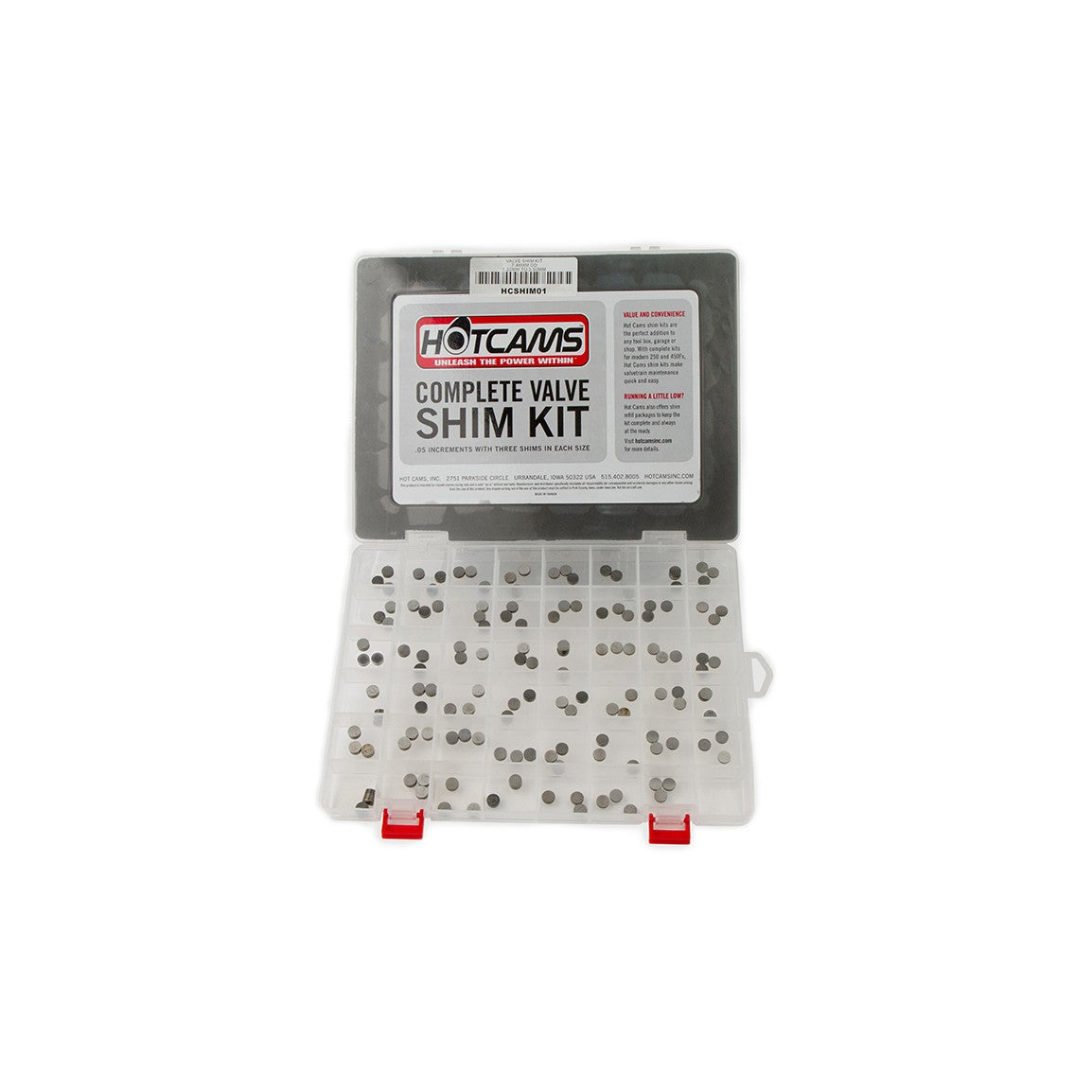 VALVE SHIM KIT 141PC HON/KAW/SUZ/YAM - 68-2073