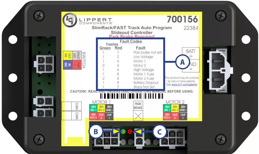 Lippert Dual Motor Syncronizing Control Brd - 700156