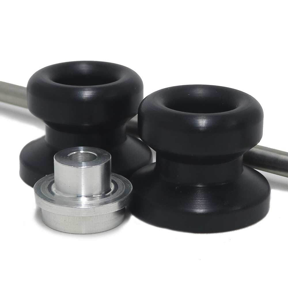 FRONT AXLE SLIDERS BLACK - 71-1865-1