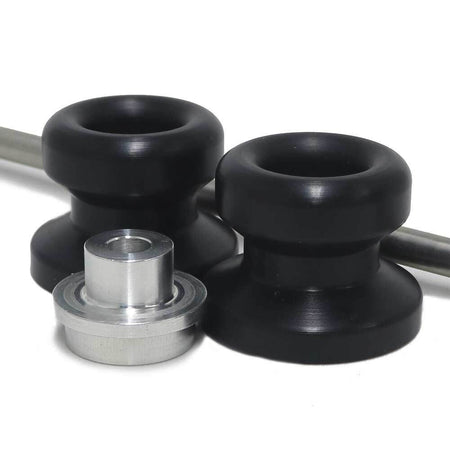 FRONT AXLE SLIDERS BLACK - 71-1865-1