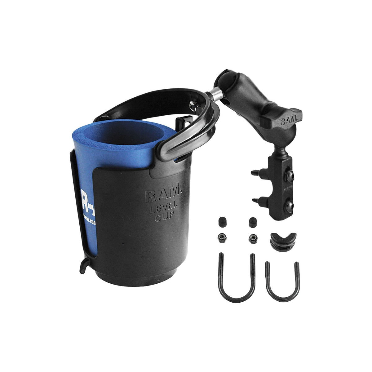 BRAKE/CLUTCH RESERVOIR MOUNT W/SELF-LEVELING CUP HOLDER - 71-7028