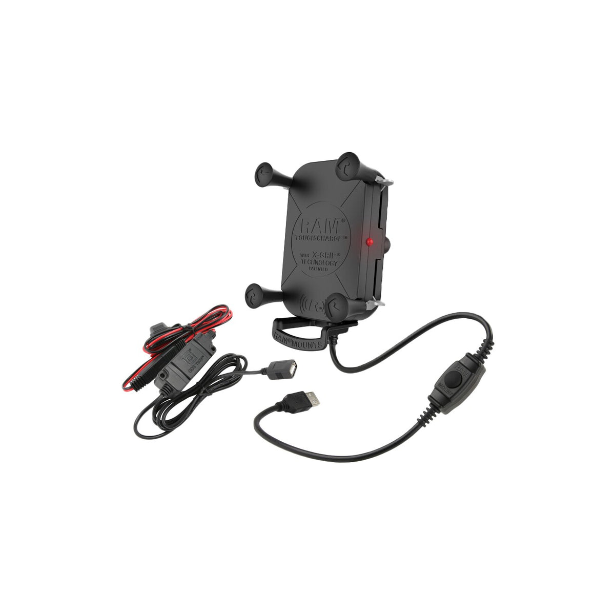 Ddrv RAM WIRELESS CHARGING HOLDER TOUGH CHARGE X-GRIP W/HARNESS - 71-7059 ...