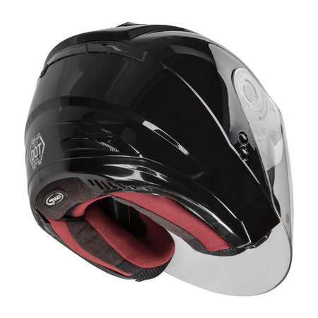 OF-77 OPEN-FACE HELMET BLACK MD - 72-4854M-3
