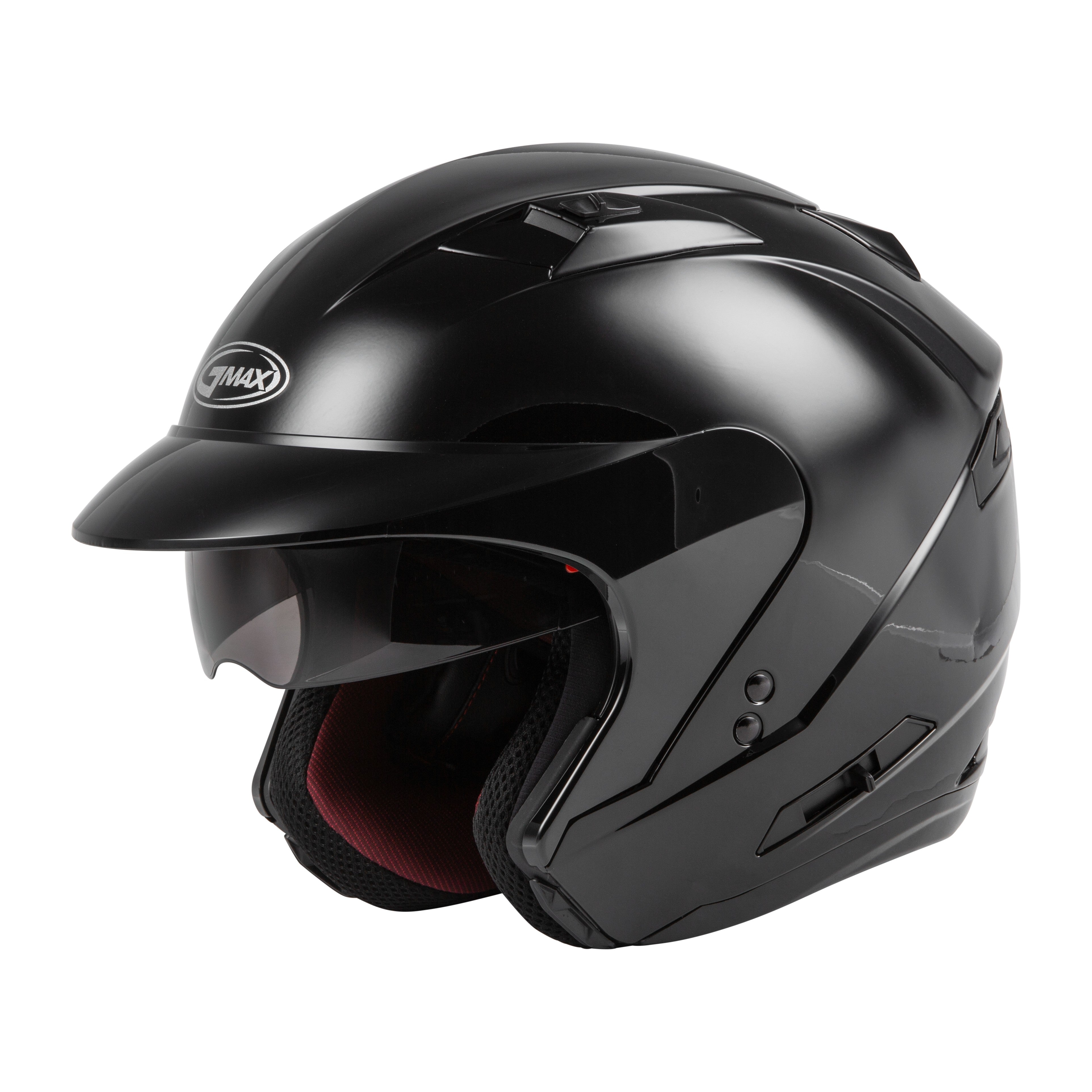 OF-77 OPEN-FACE HELMET BLACK MD - 72-4854M-5