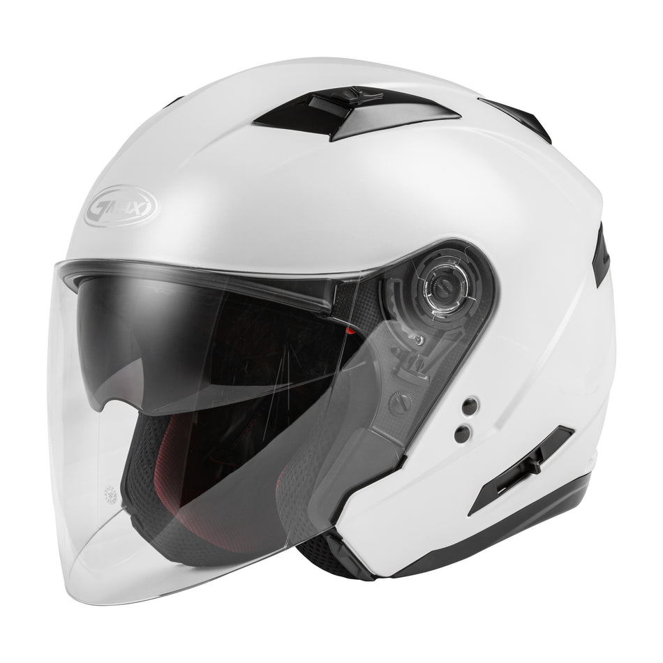 OF-77 OPEN-FACE HELMET PEARL WHITE MD - 72-4857M