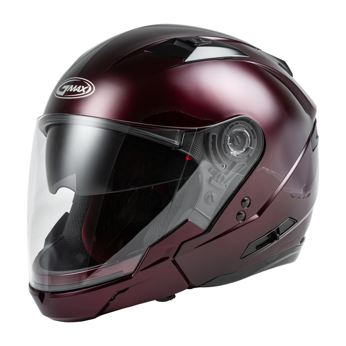 OF-77 OPEN-FACE HELMET WINE RED SM - 72-4859S-4