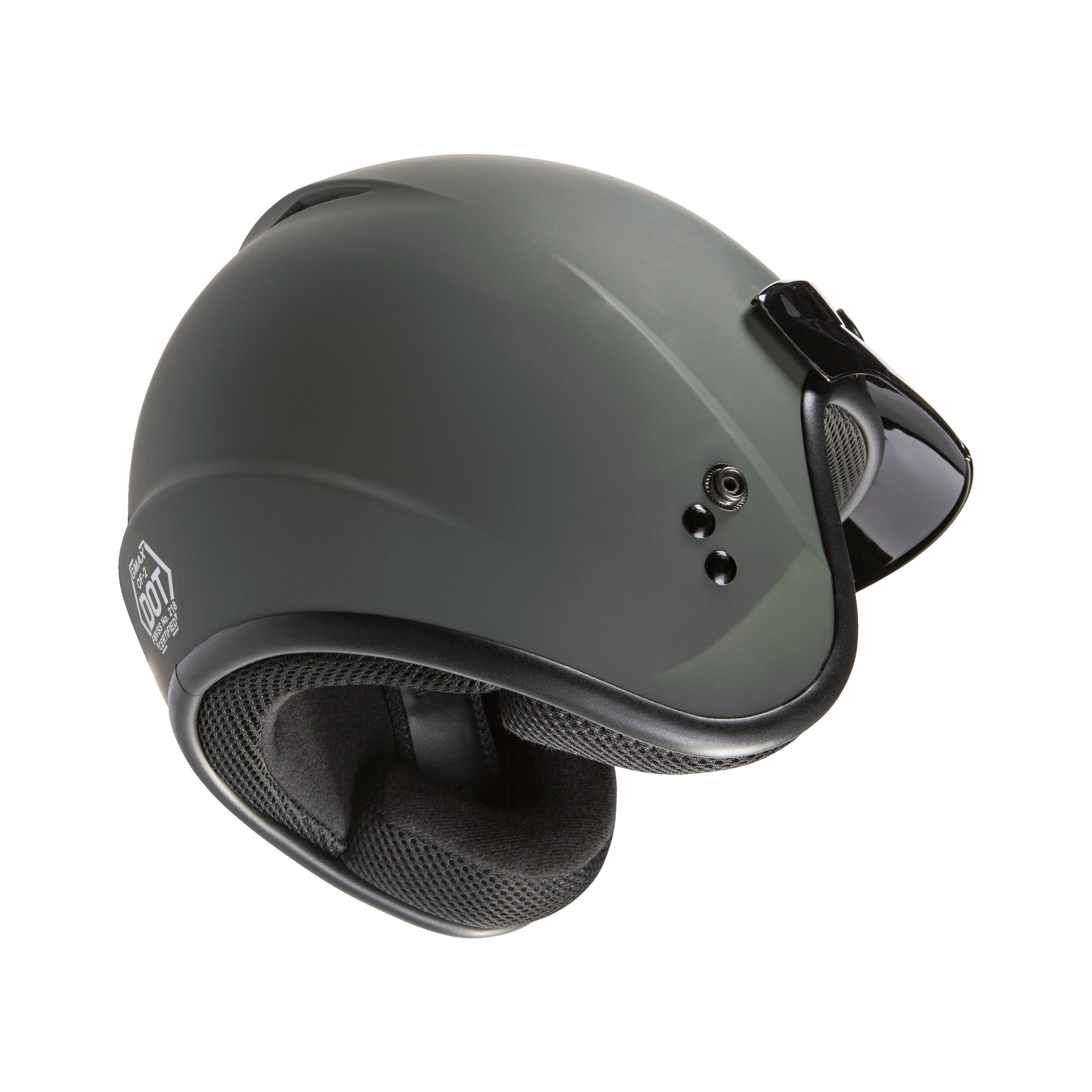OF-2 OPEN-FACE HELMET MATTE GREEN LG - 72-5360L-2