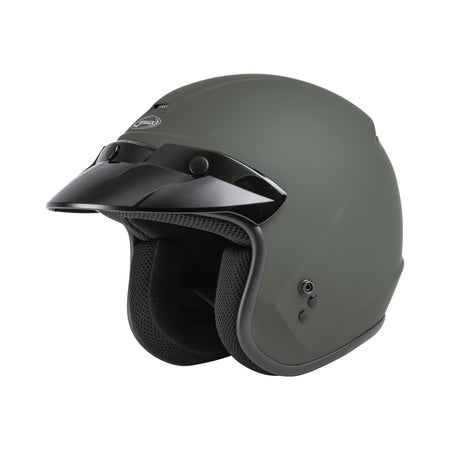 OF-2 OPEN-FACE HELMET MATTE GREEN LG - 72-5360L