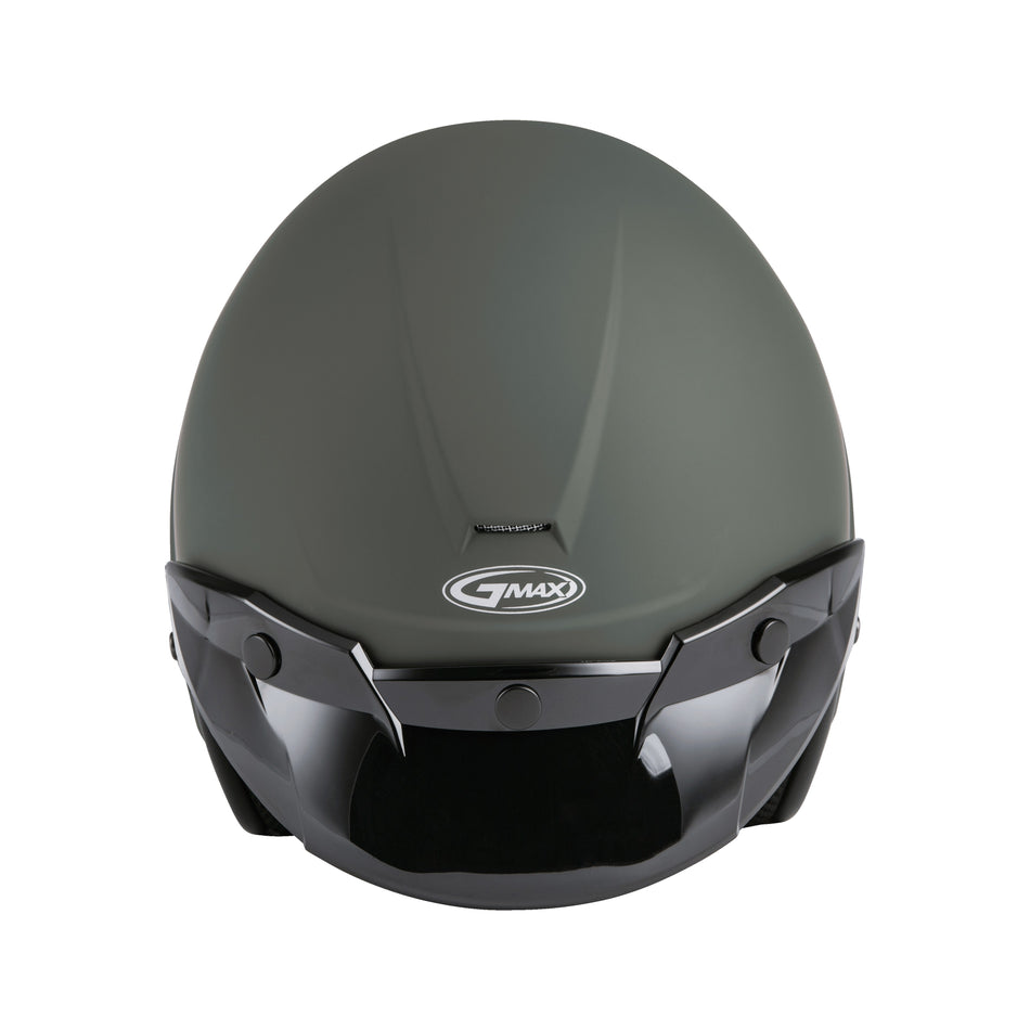 OF-2 OPEN-FACE HELMET MATTE GREEN MD - 72-5360M-1