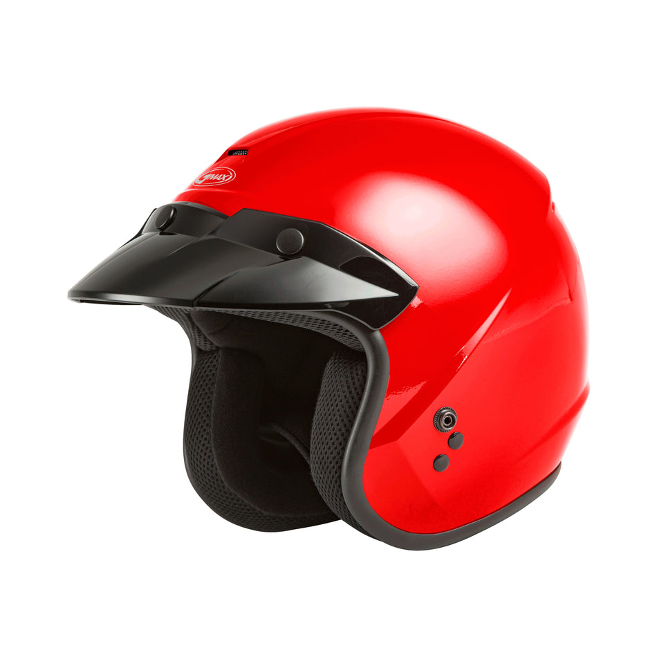 OF-2 OPEN-FACE HELMET RED LG - 72-5364L