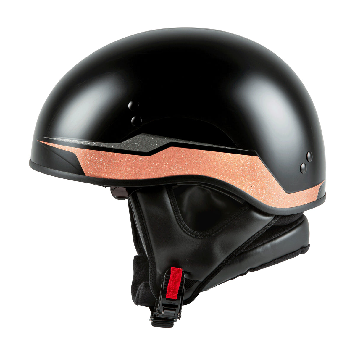 HH-65 HALF HELMET SOURCE NAKED BLACK/COPPER LG - 72-5661L-2