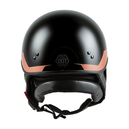 HH-65 HALF HELMET SOURCE NAKED BLACK/COPPER LG - 72-5661L-4