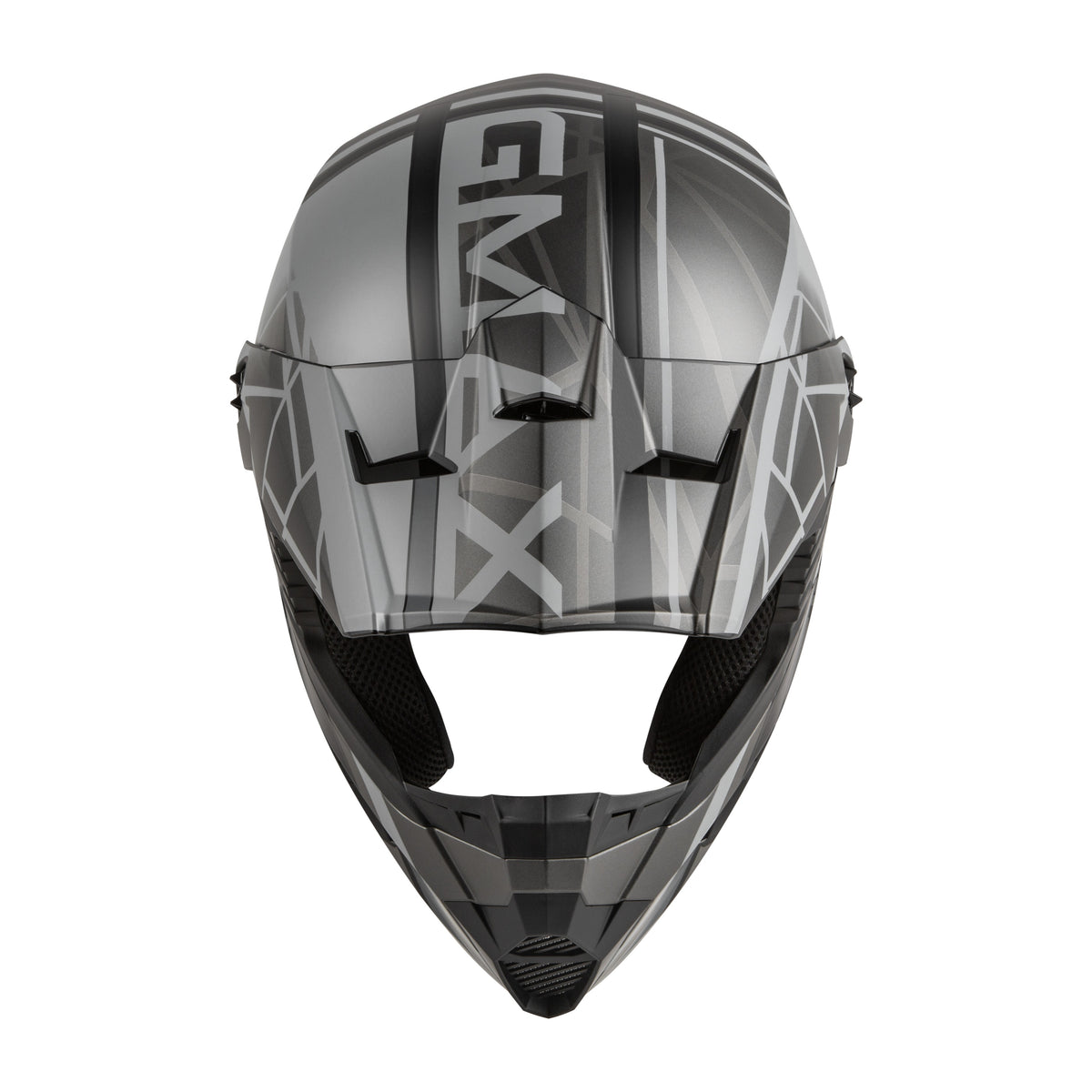 MX-46 OFF-ROAD MEGA HELMET MATTE BLACK/GREY MD - 72-6608M-2