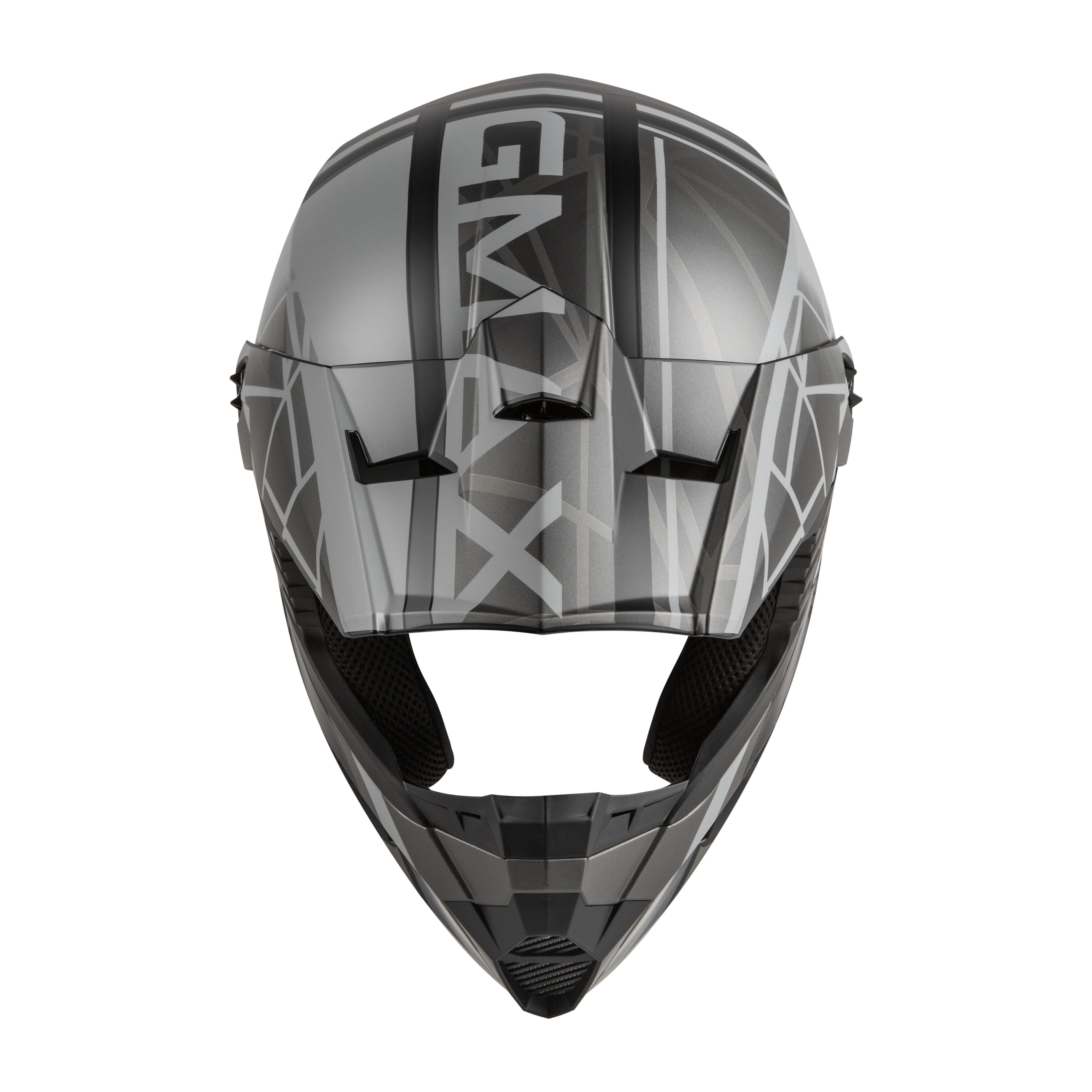 MX-46 OFF-ROAD MEGA HELMET MATTE BLACK/GREY XL - 72-6608X-2