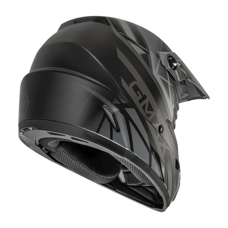 MX-46 OFF-ROAD MEGA HELMET MATTE BLACK/GREY XL - 72-6608X-3