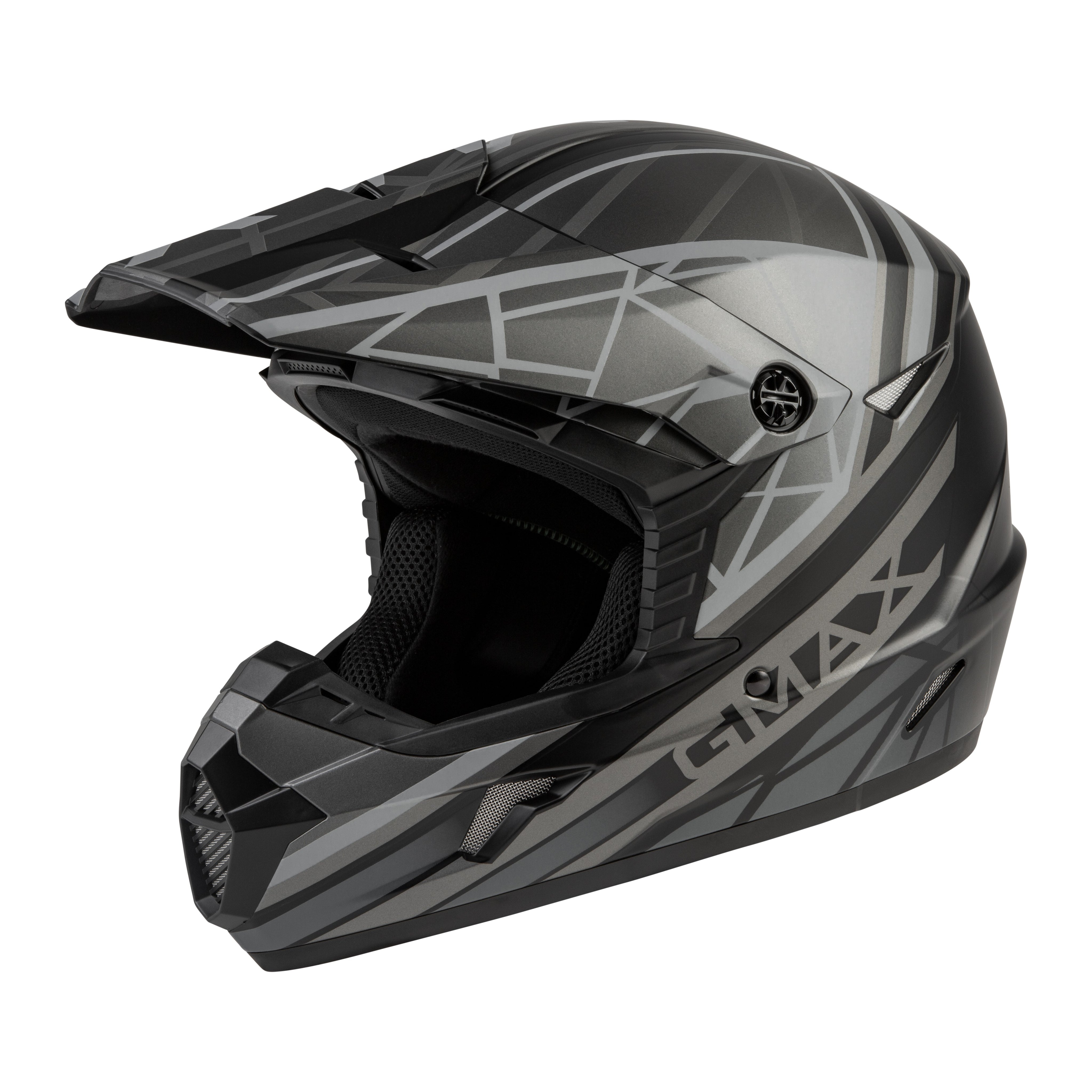 MX-46 OFF-ROAD MEGA HELMET MATTE BLACK/GREY XL - 72-6608X