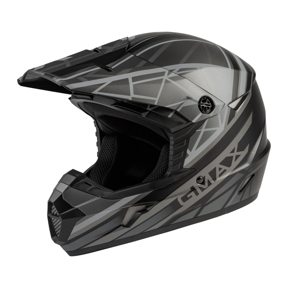 MX-46 OFF-ROAD MEGA HELMET MATTE BLACK/GREY XL - 72-6608X