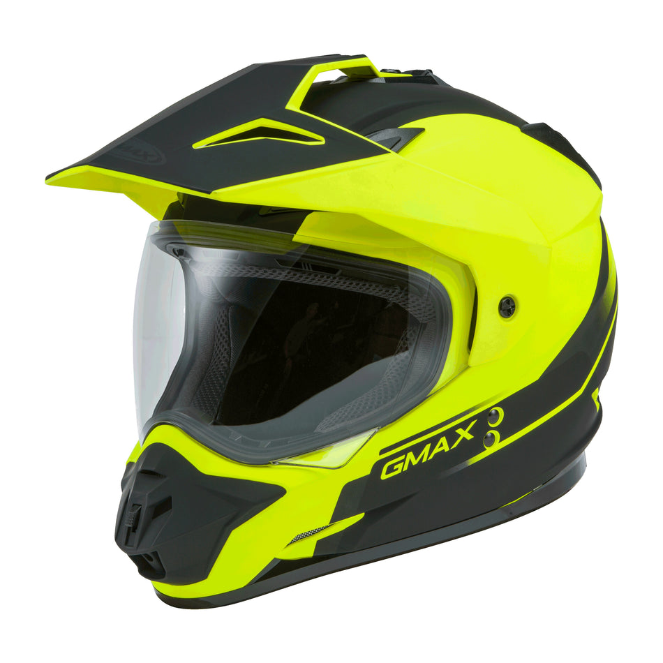 GM-11 DUAL-SPORT SCUD HELMET MATTE HI-VIS/BLACK 2X - 72-70152X-1