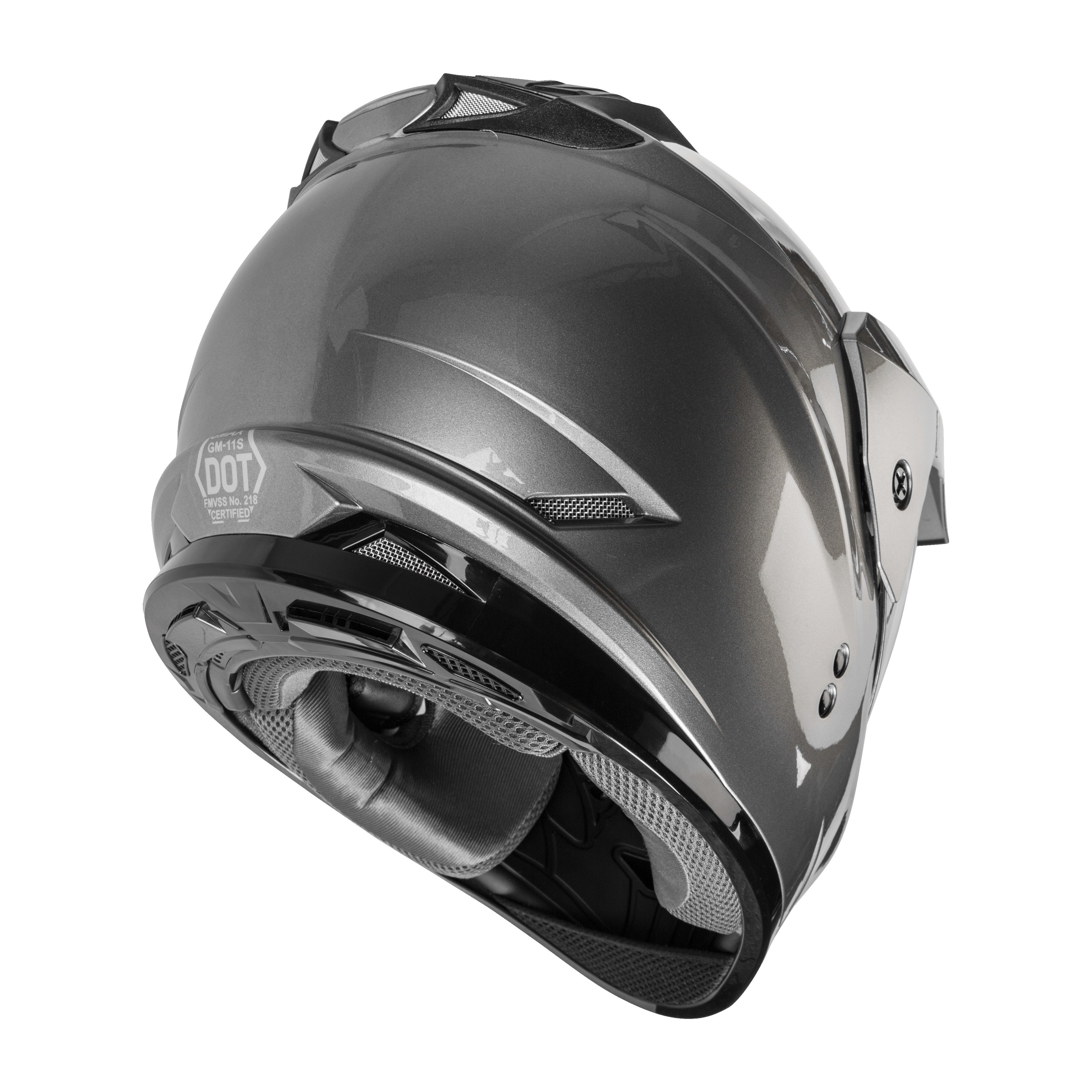 GM-11 DUAL-SPORT HELMET TITANIUM MD - 72-7022M-7