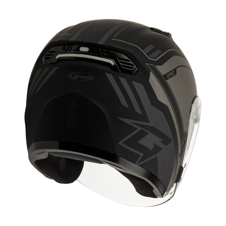 OF-87 DUKE HELMET W/LED LIGHT MATTE BLK/GREY MD - 72-7341M-2