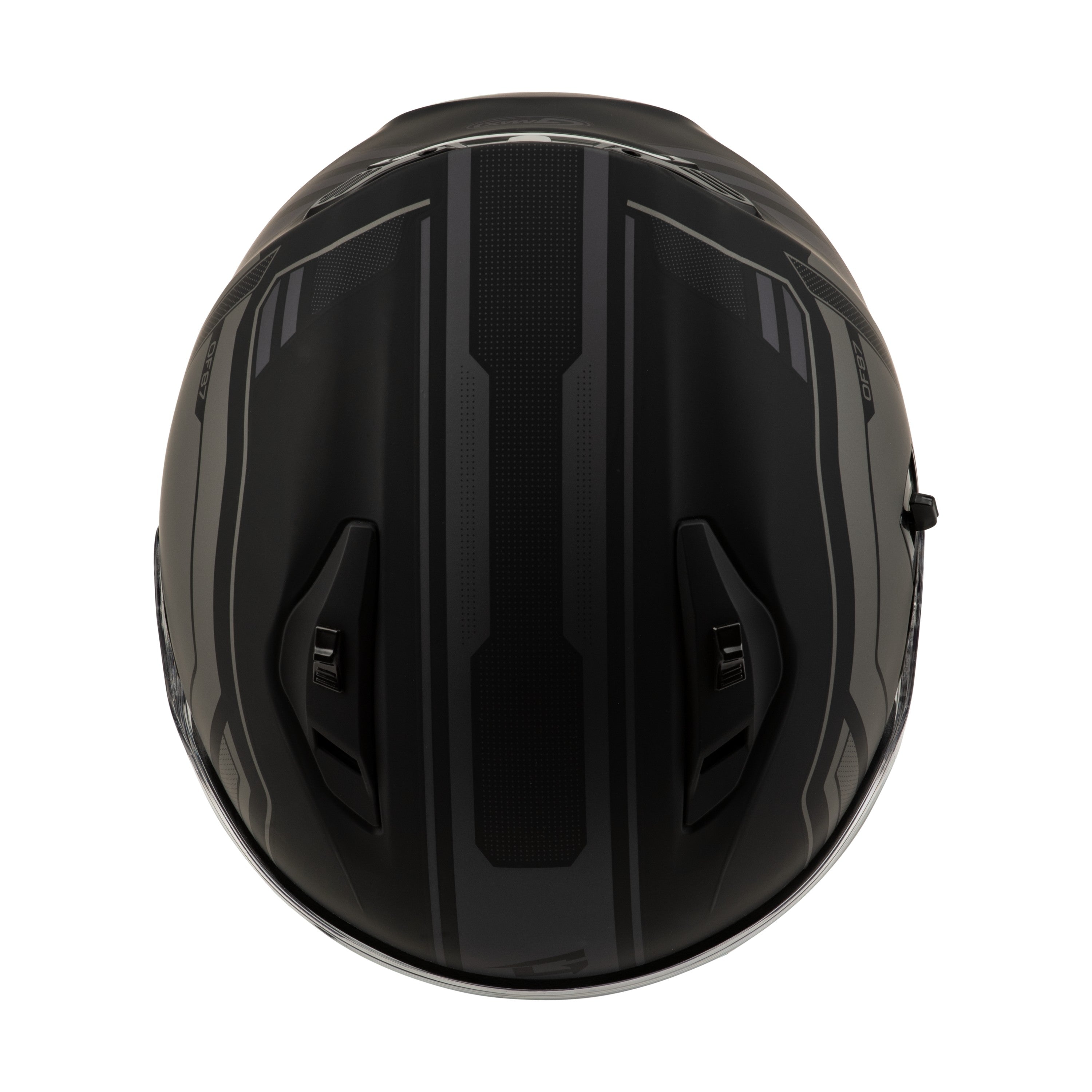 OF-87 DUKE HELMET W/LED LIGHT MATTE BLK/GREY MD - 72-7341M-3