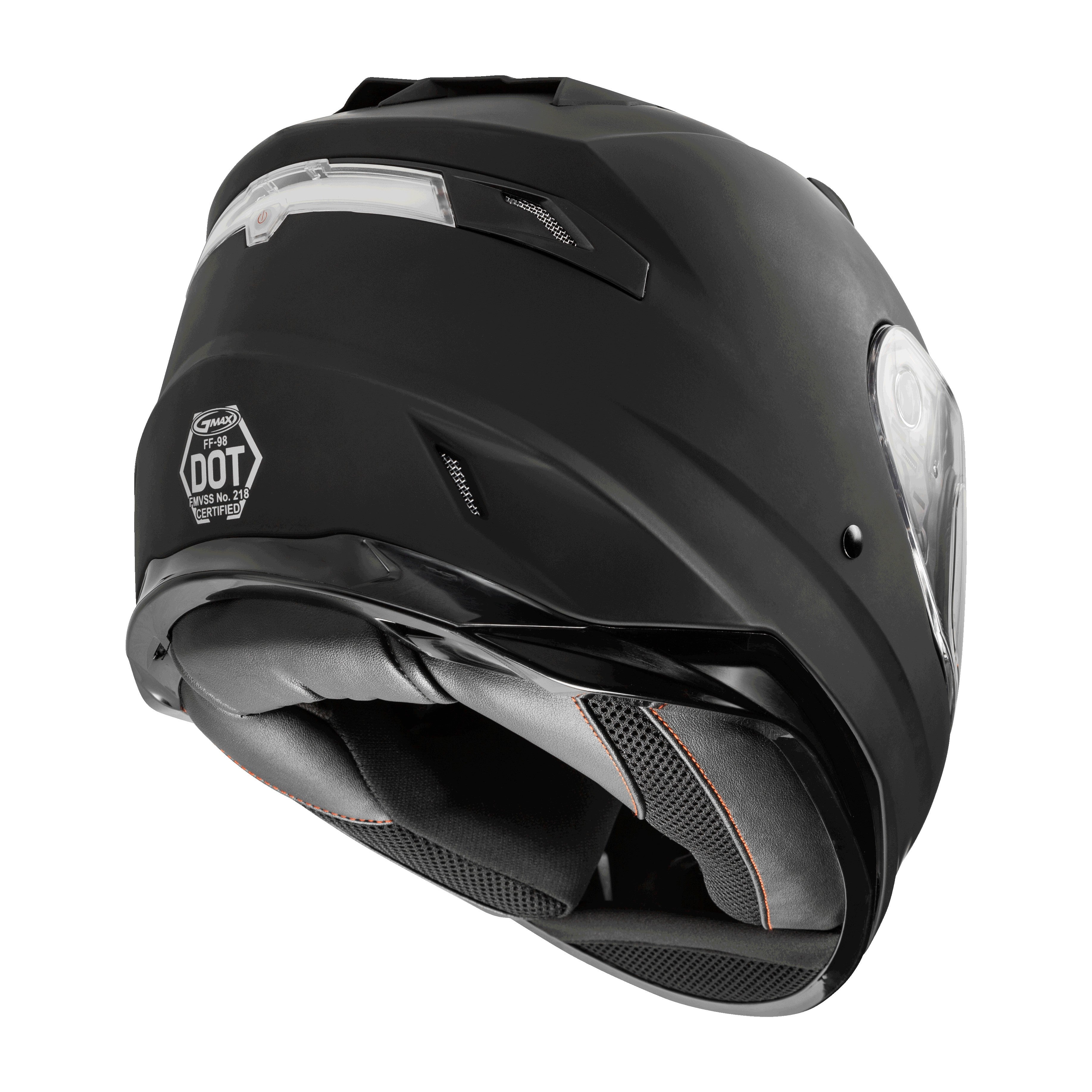 FF-98 FULL-FACE HELMET MATTE BLACK MD - 72-7463M-2
