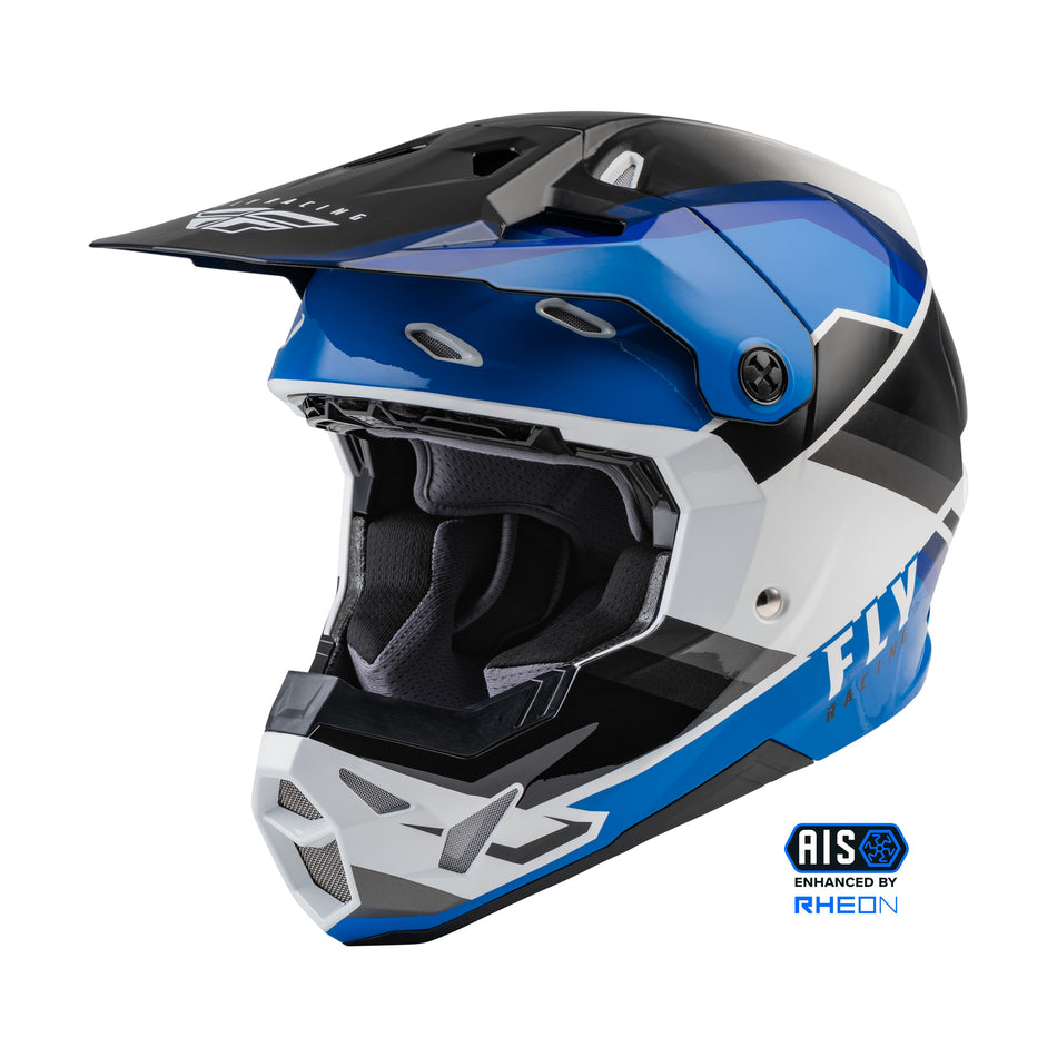 FORMULA CP RUSH HELMET BLACK/BLUE/WHITE XL - 73-0020X